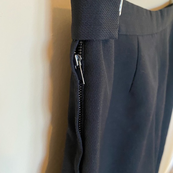 COS Black crop cropped wide leg pants w patch pockets sz 12 - Picture 4 of 7